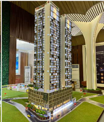 Architectural scale model for real estate marketing